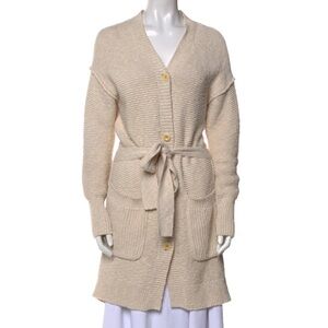 Alex Mill Cotton Linen Belted Cardigan Sweater XS